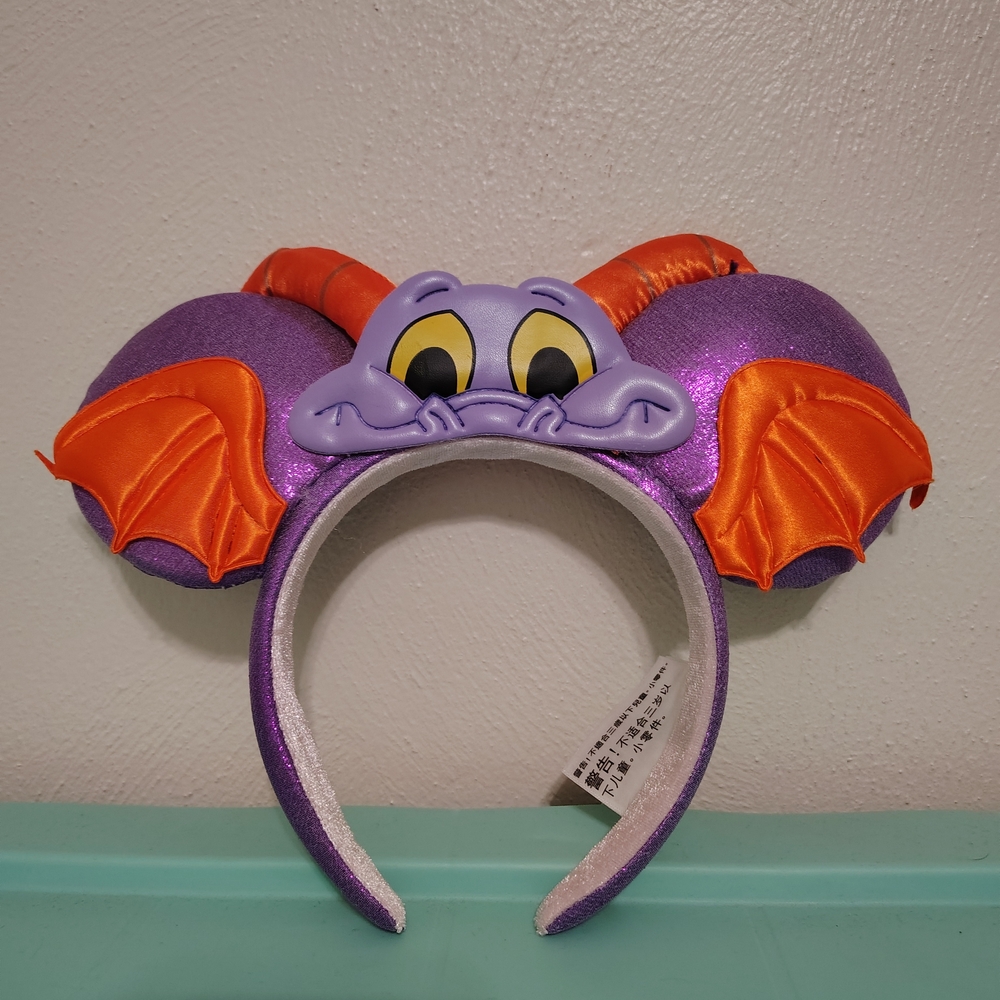 Purple and Orange Bat Ears Kids Costume Accessory